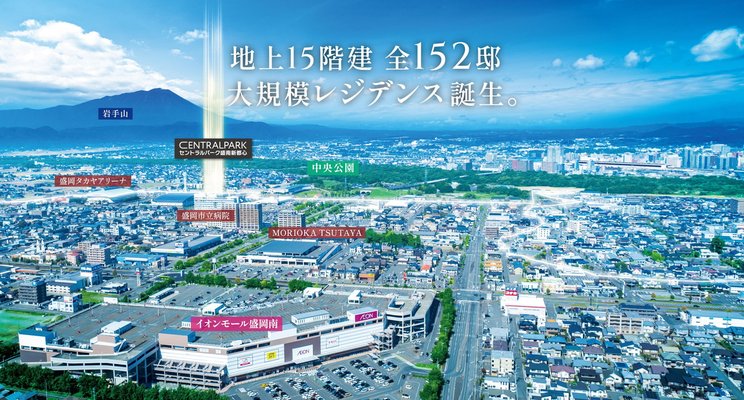 現地周辺航空写真