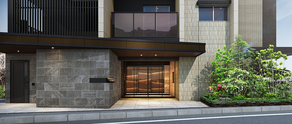 エントランスアプローチ完成予想図