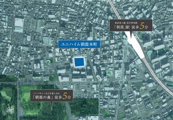現地周辺航空写真（2025年1月撮影）