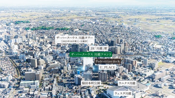 現地周辺航空写真
