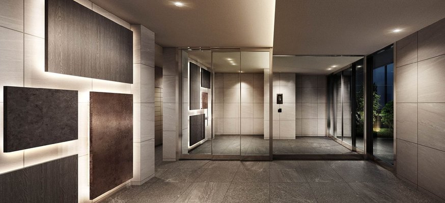 エントランスホール完成予想CG<イノバス新瑞橋フロント>