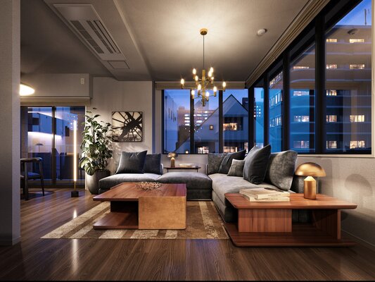 80Es室内完成予想CG（セレクトプラン）