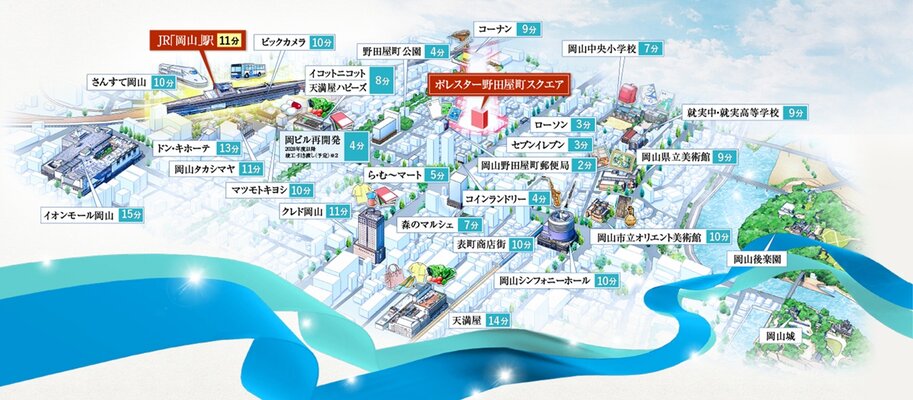 エリア概念図(イラスト)