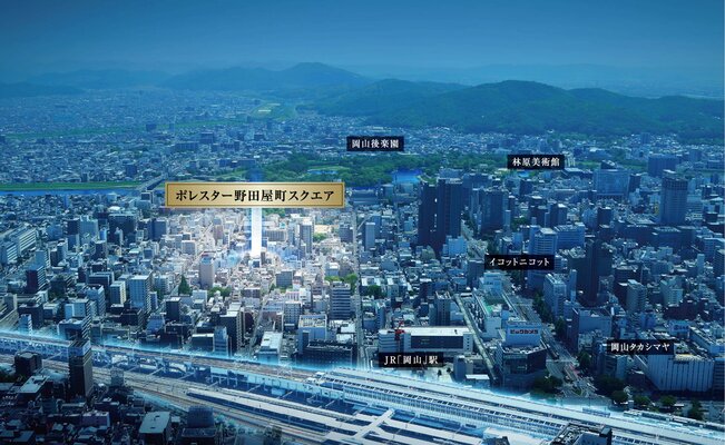 現地周辺航空写真