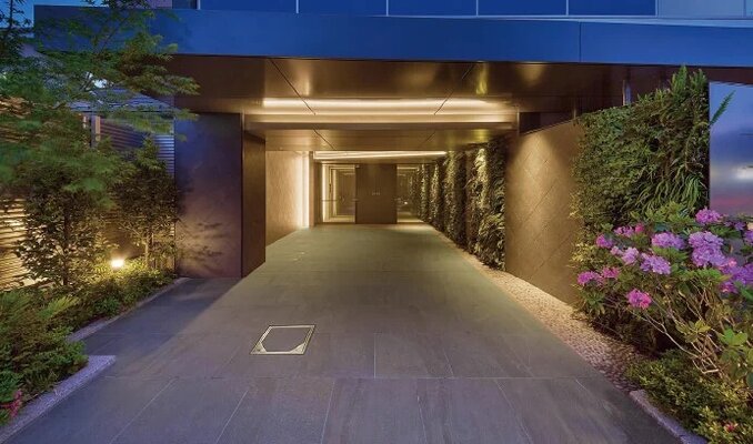 エントランス竣工写真