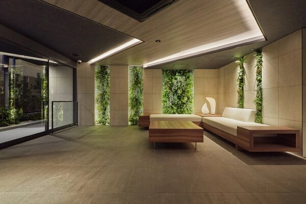 エントランスホール竣工写真