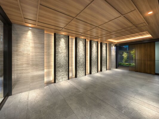 エントランスホール完成予想CG