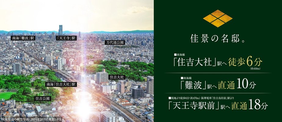 現地周辺の航空写真（2024年10月に撮影）※3