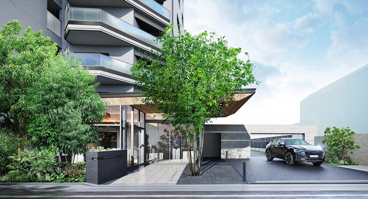 エントランスアプローチ完成予想CG