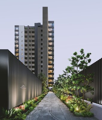 エントランスアプローチ完成予想図