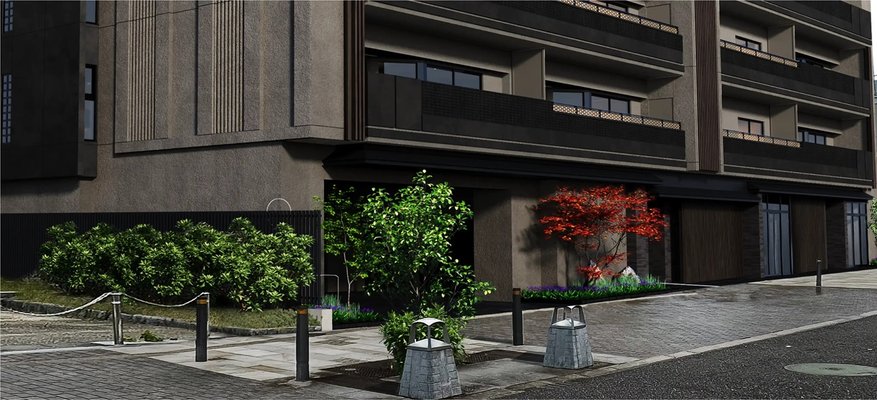 エントランスアプローチ完成予想CG