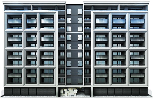 外観完成予想CG(EAST ELEVATION)