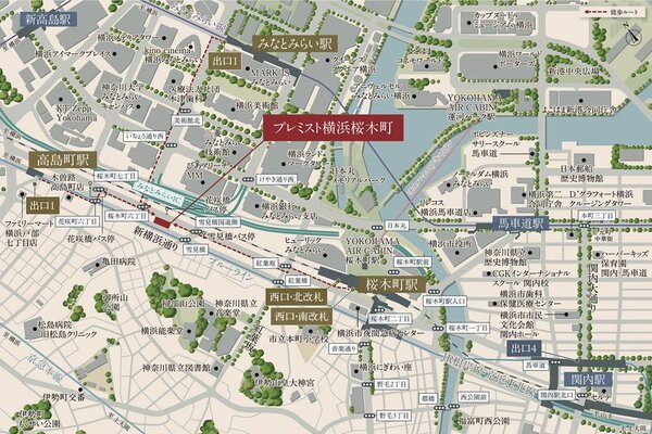 現地案内図