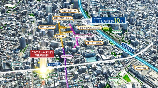 クレアホームズ川口 市役所前通り