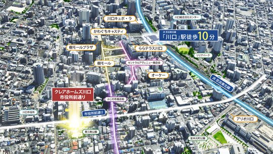 クレアホームズ川口 市役所前通り