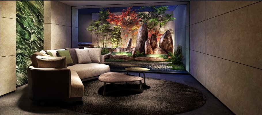 中庭完成予想CG