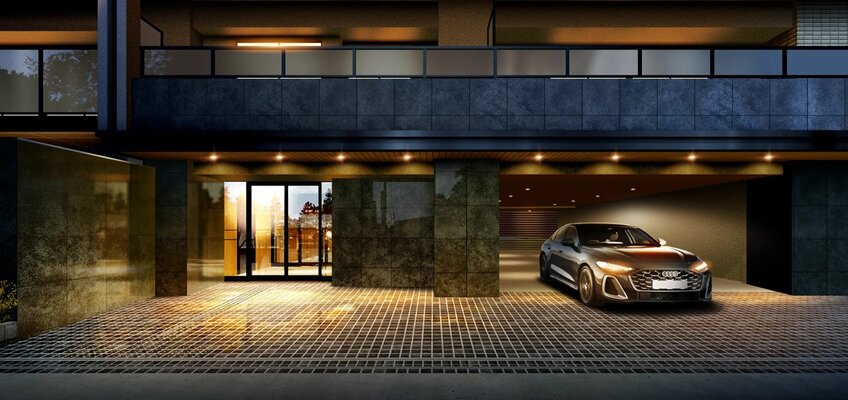 エントランスアプローチ完成予想図