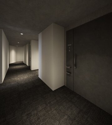 屋内廊下完成予想CG