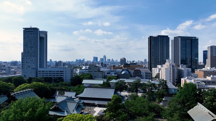 眺望写真（現地14階相当からの撮影）