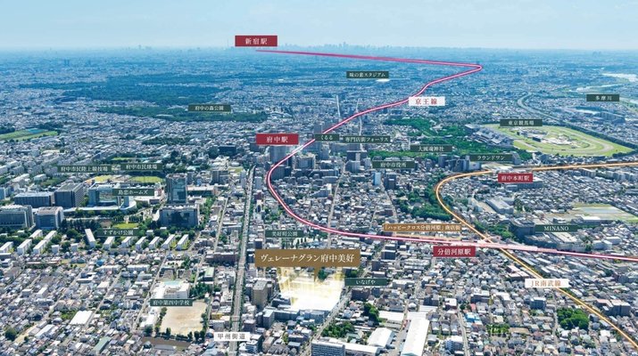 現地周辺航空写真(2025年6月撮影)