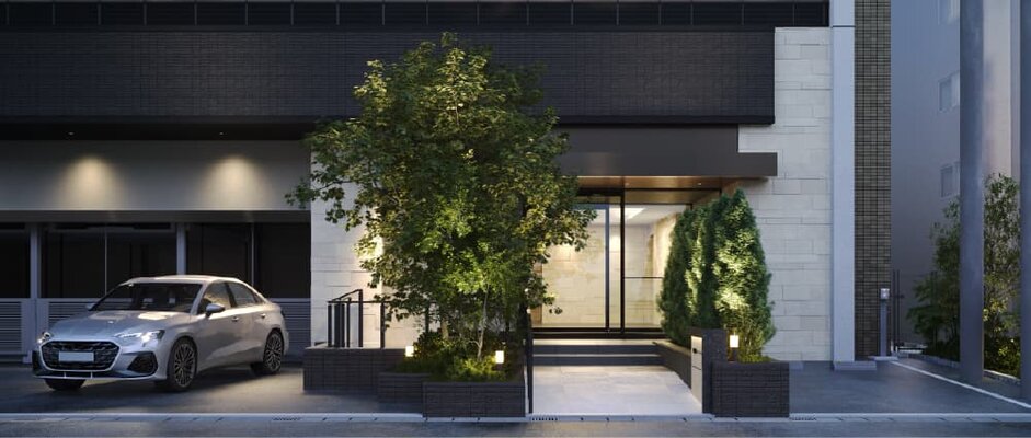 エントランス外観完成予想CG