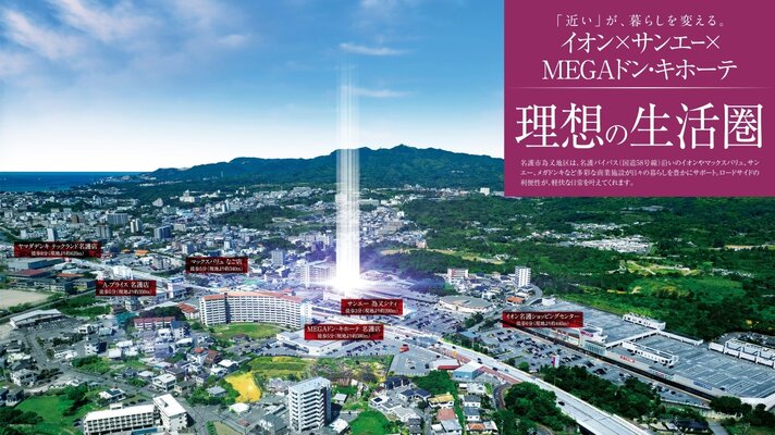 現地周辺航空写真