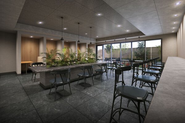 コワーキングラウンジ完成予想図