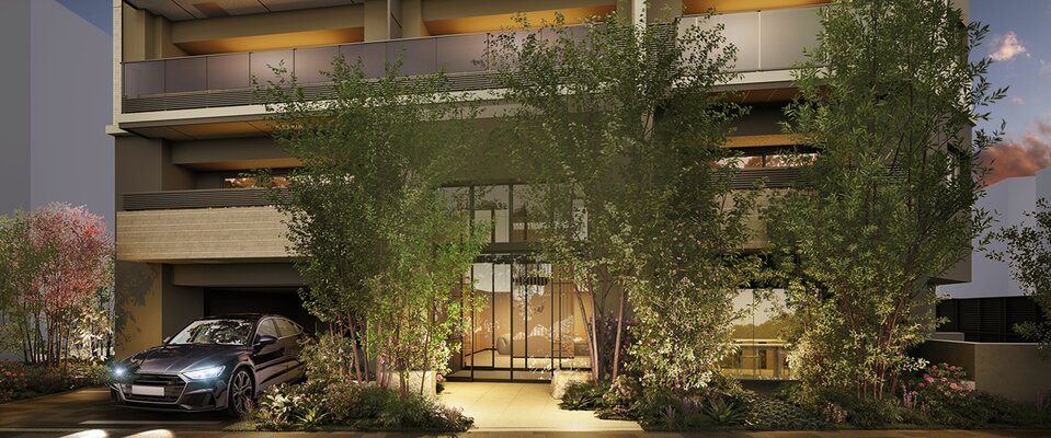 エントランスアプローチ完成予想CG