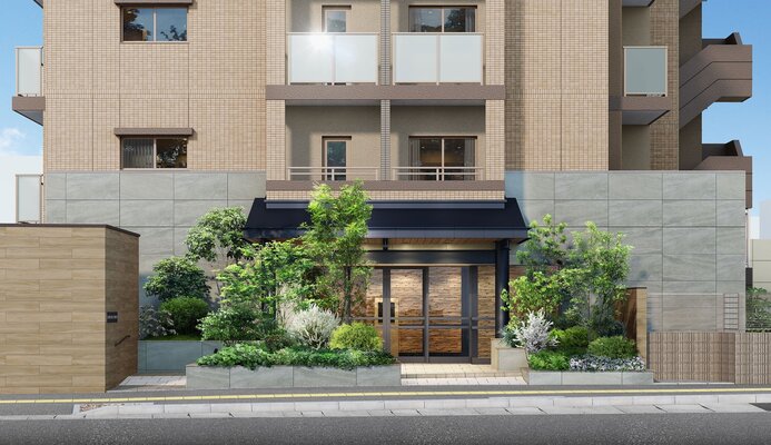 アプローチ完成予想図