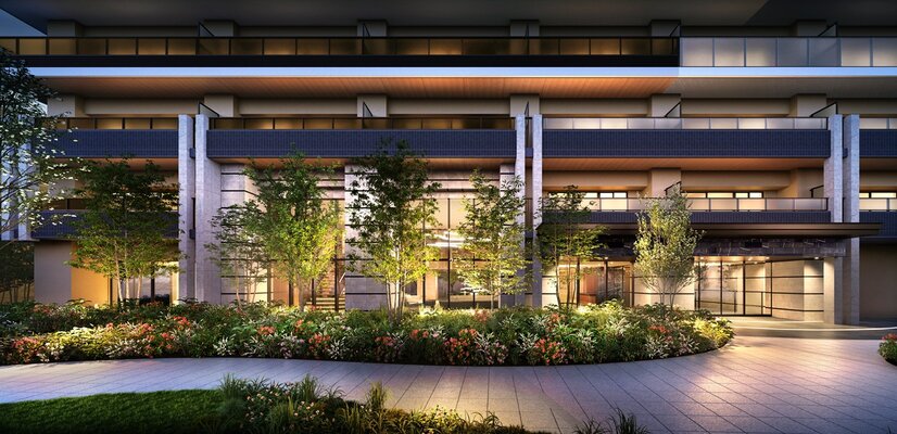 エントランスアプローチ完成予想図