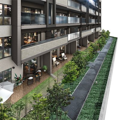 専用庭完成予想CG