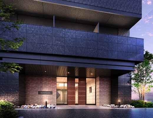 エントランスアプローチ完成予想図