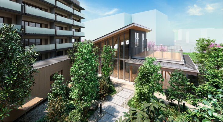 木造共用棟完成予想CG