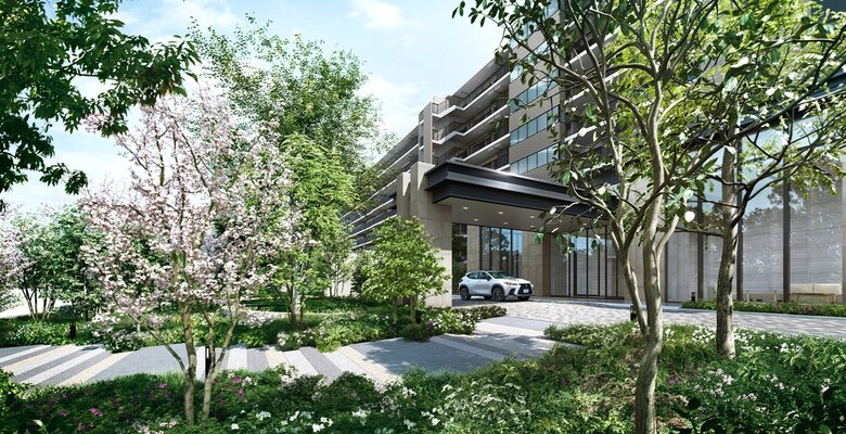 【メインエントランス完成予想CG】