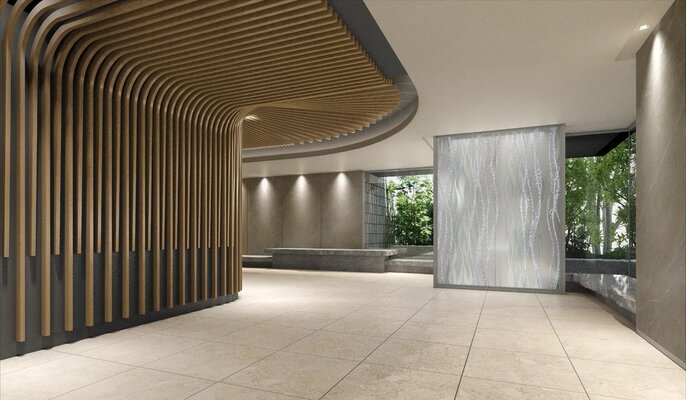 エントランスホール完成予想CG