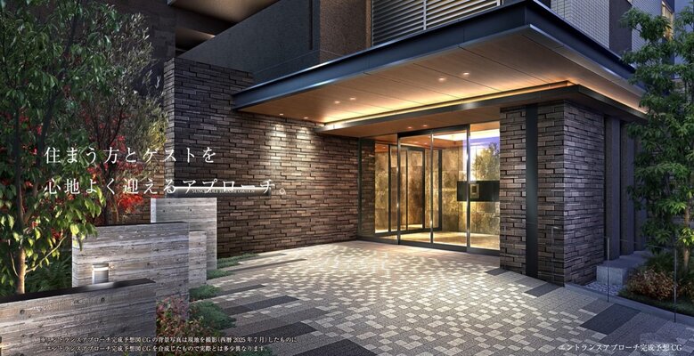 エントランスアプローチ完成予想CG