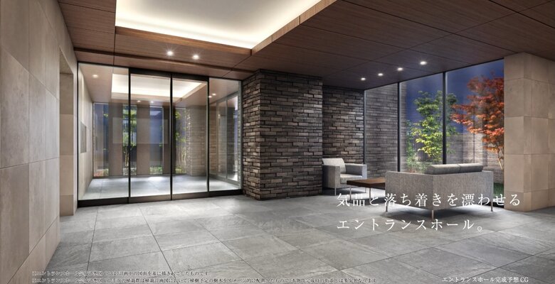 エントランスホール完成予想CG
