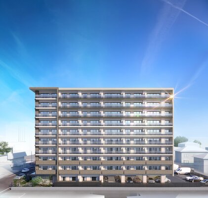 外観完成予想CG（正面）