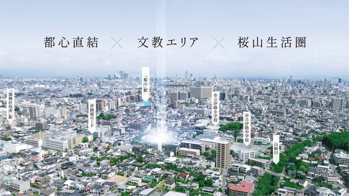 現地周辺航空写真