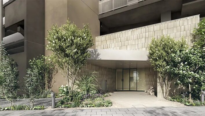 エントランス完成予想CG（Bright wing）