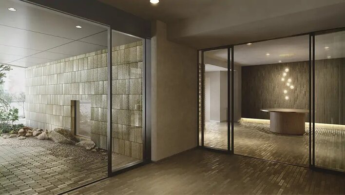 エントランスホール完成予想CG（Bright wing）