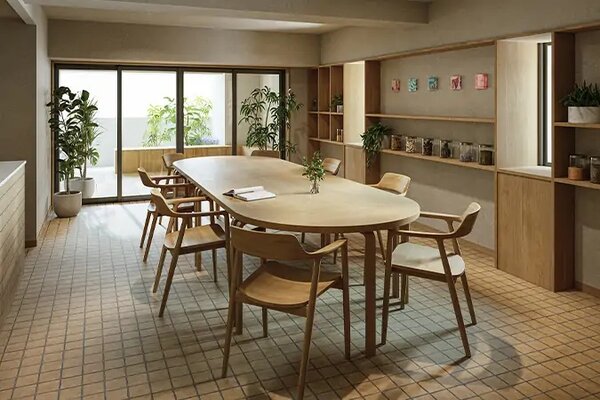 アトリエラウンジ完成予想CG（Bright wing）