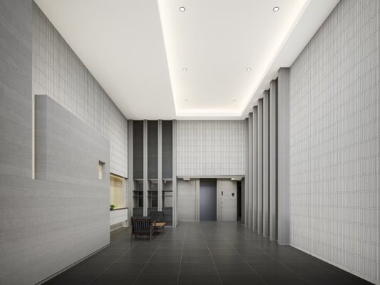 北邸エントランスホール完成予想図