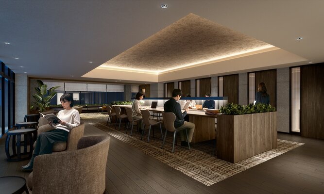 サードラウンジ完成予想CG