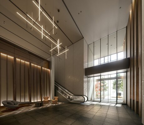 エントランスホール完成予想CG