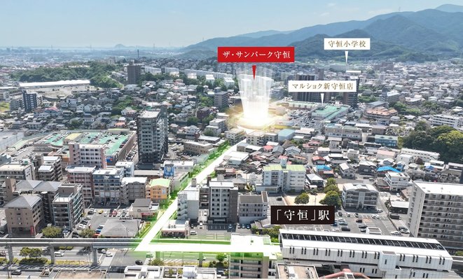 空撮写真（2025年8月に撮影）