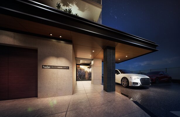 アプローチ完成予想図