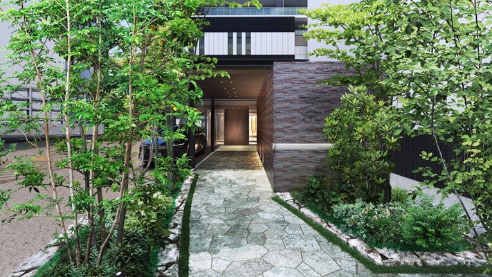 アプローチ完成予想図