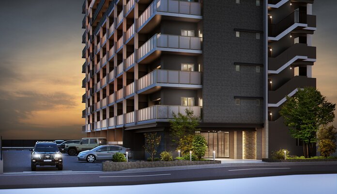 エントランスアプローチ完成予想CG