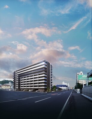 外観完成予想CG（通り合成）